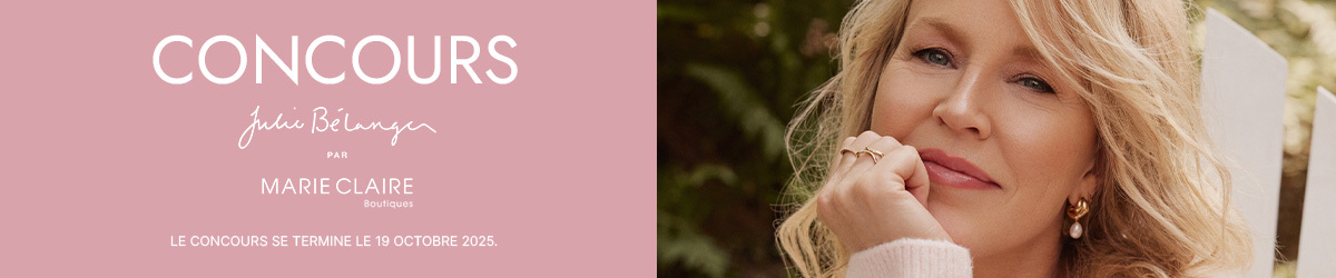 En-tête Concours Julie Bélanger PAR MARIE CLAIRE