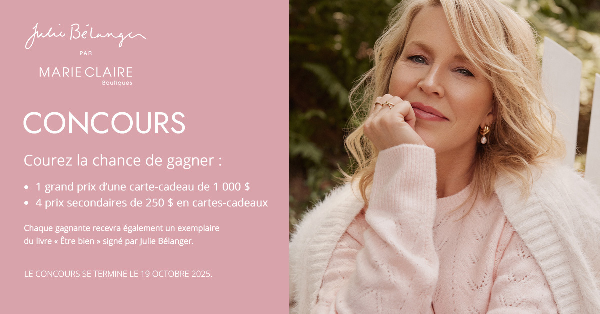 Présentation Concours Julie Bélanger PAR MARIE CLAIRE